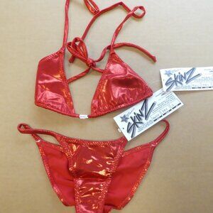 Skinz Bikini NWT - Red - Size:Small